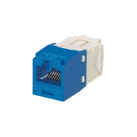 Panduit 1-PORT MOD JACK IDC 8W8P UTPT568A/B CAT6 IP5 MINI-COM, PK 24 CJ688TGBU-24